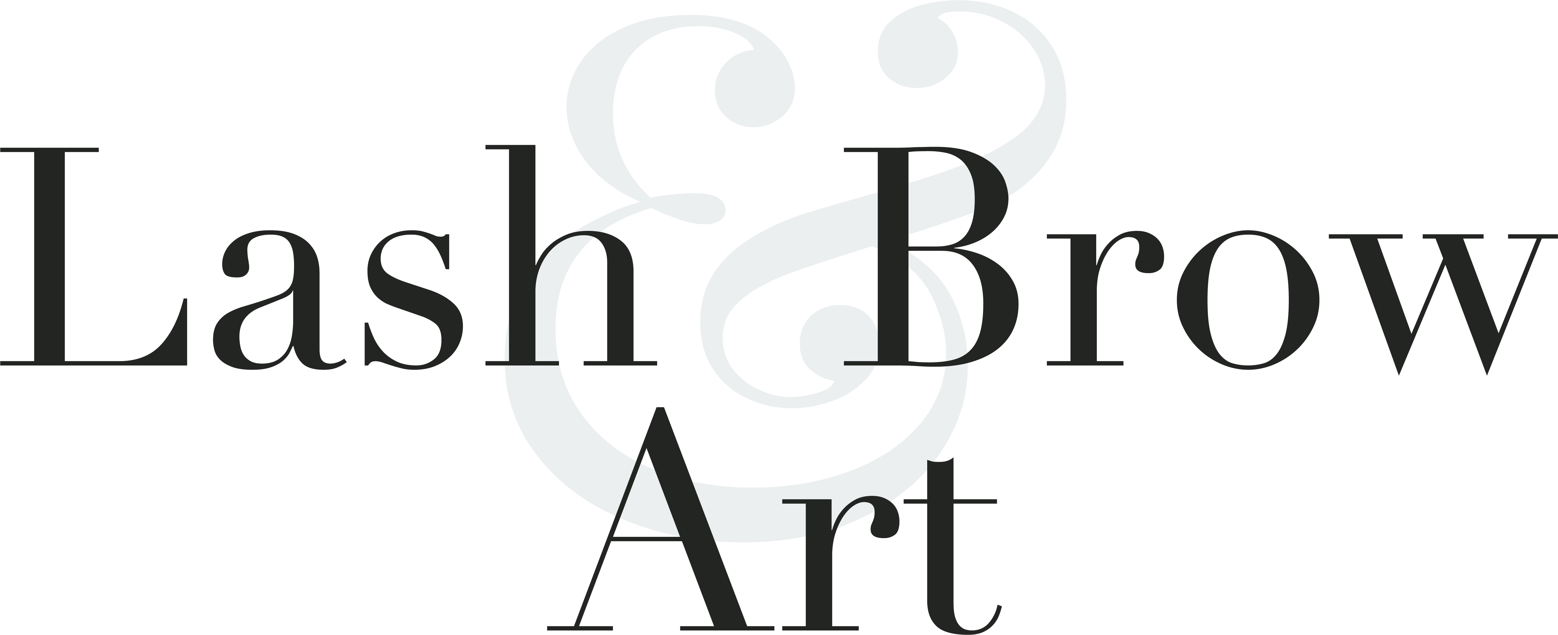 Lash and Brow Art secondary logo